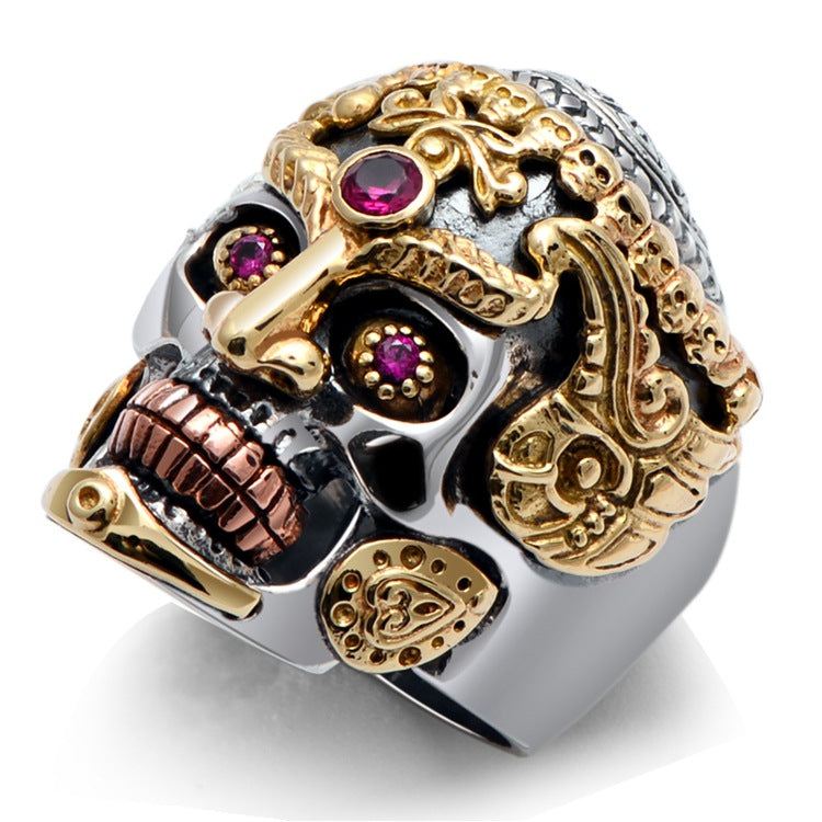 The Santa Muerte Silver Majesty Ring