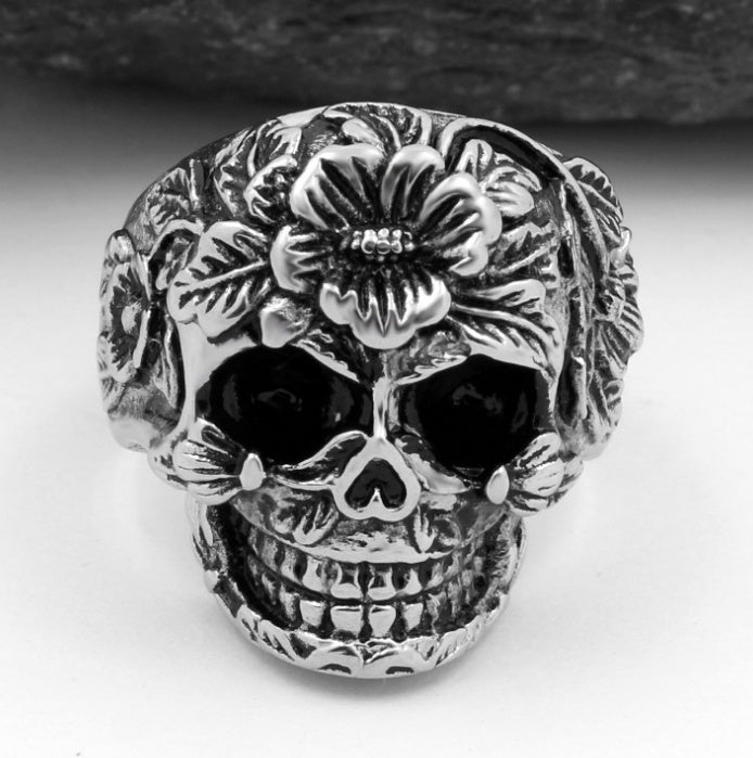 Sakura Soul Skull Ring