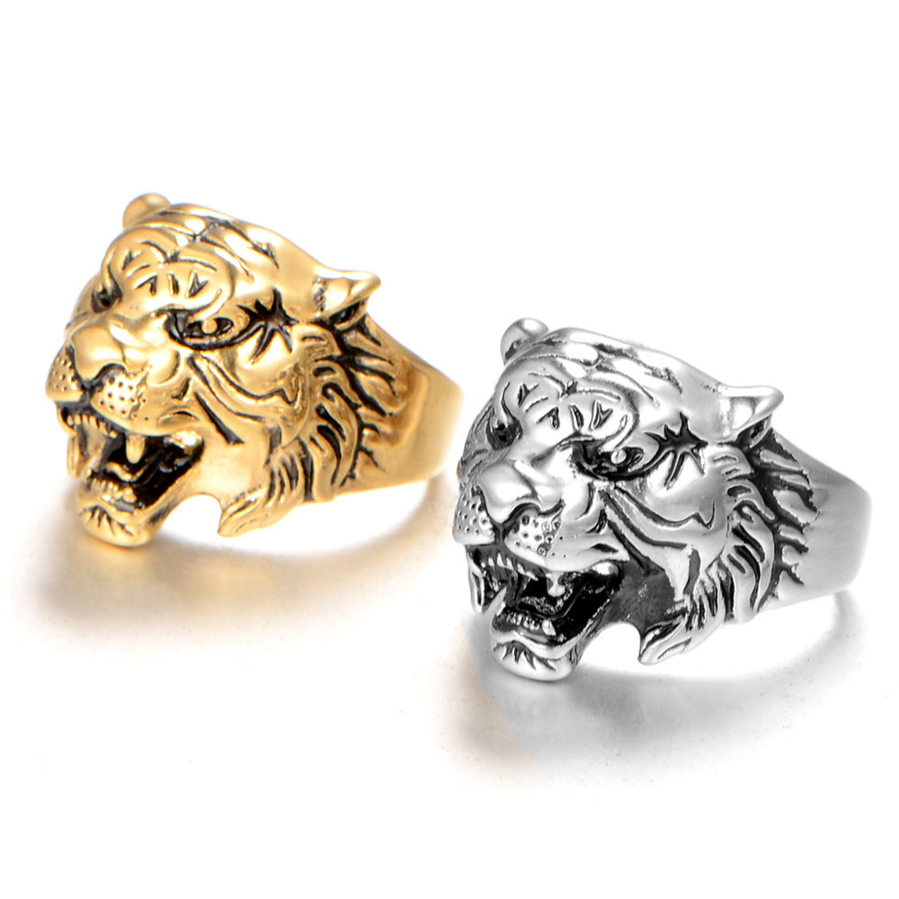The Untamed Fury Tiger Ring