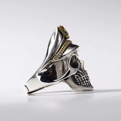 The Commander Skull Ring
