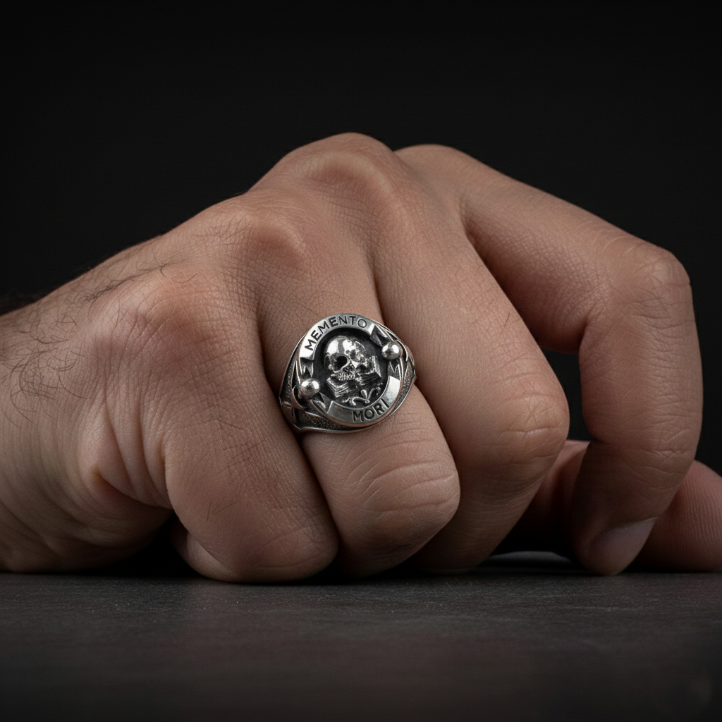 The Memento Mori Stoic Ring