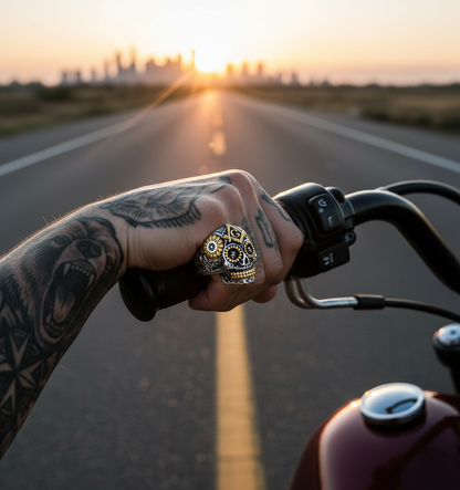 The Celtic Knot Skull Ring