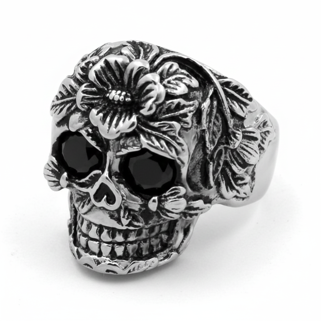 Sakura Soul Skull Ring