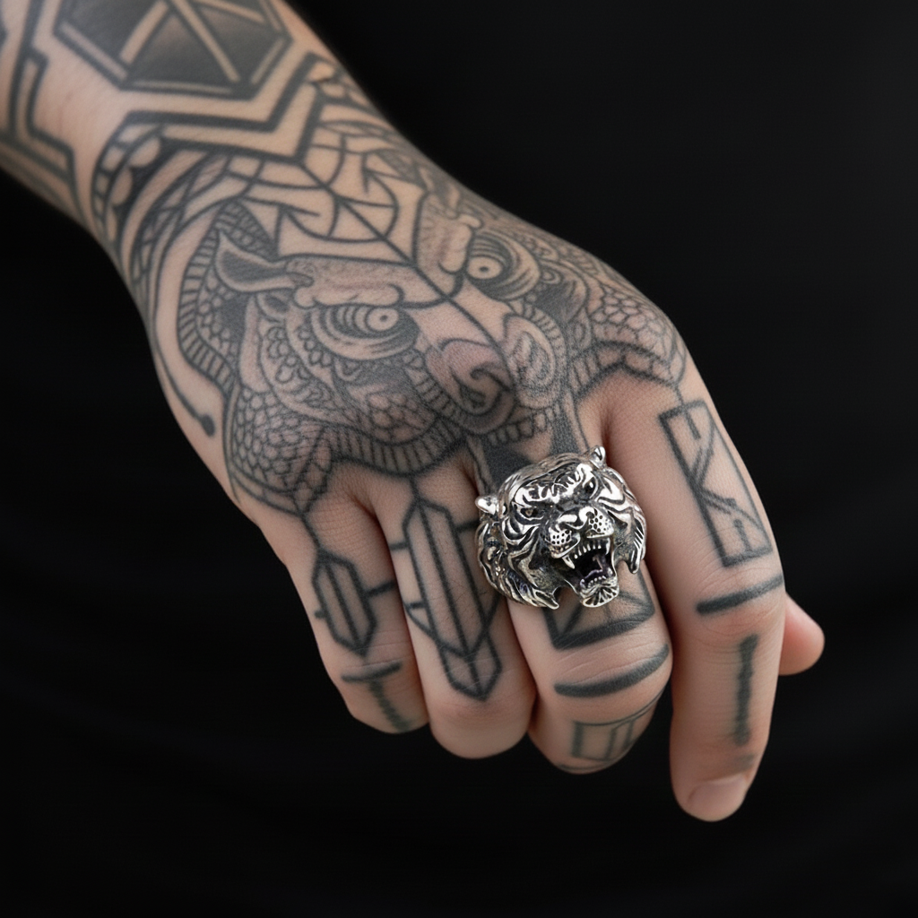 Wild Alpha Tiger Ring