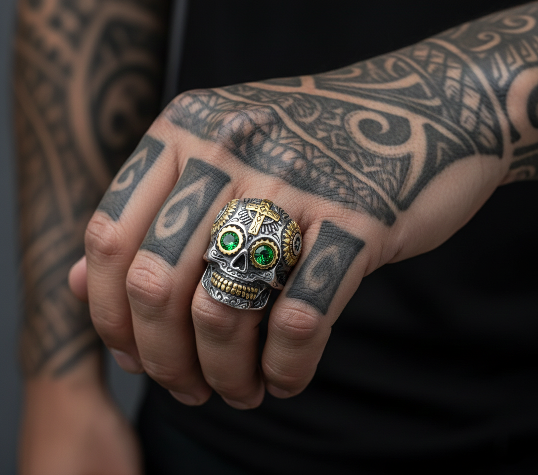 Samsara Skull Ring
