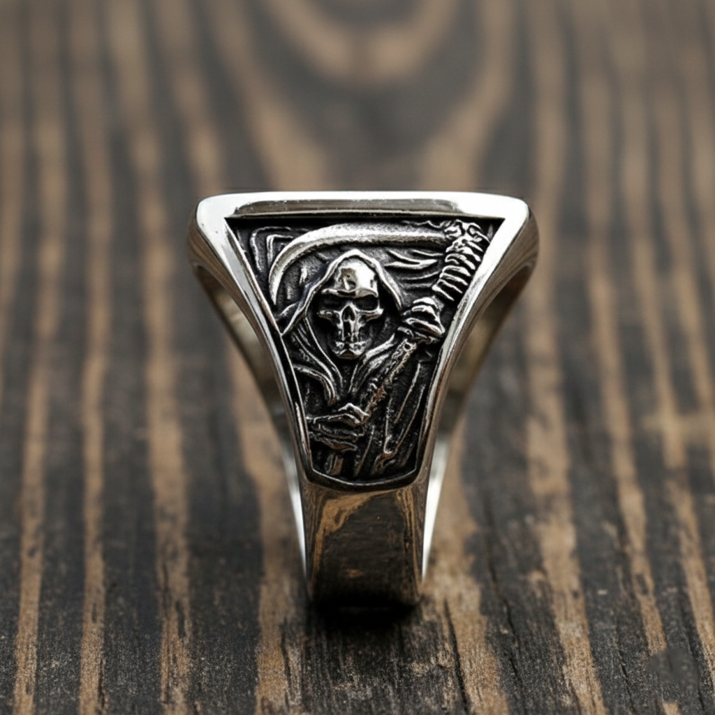 Ancient Reaper Skull Ring