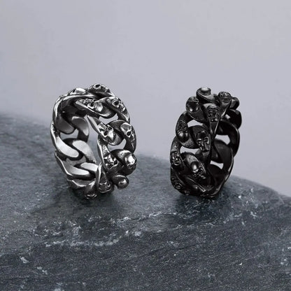 The Celtic Knot Skull Ring