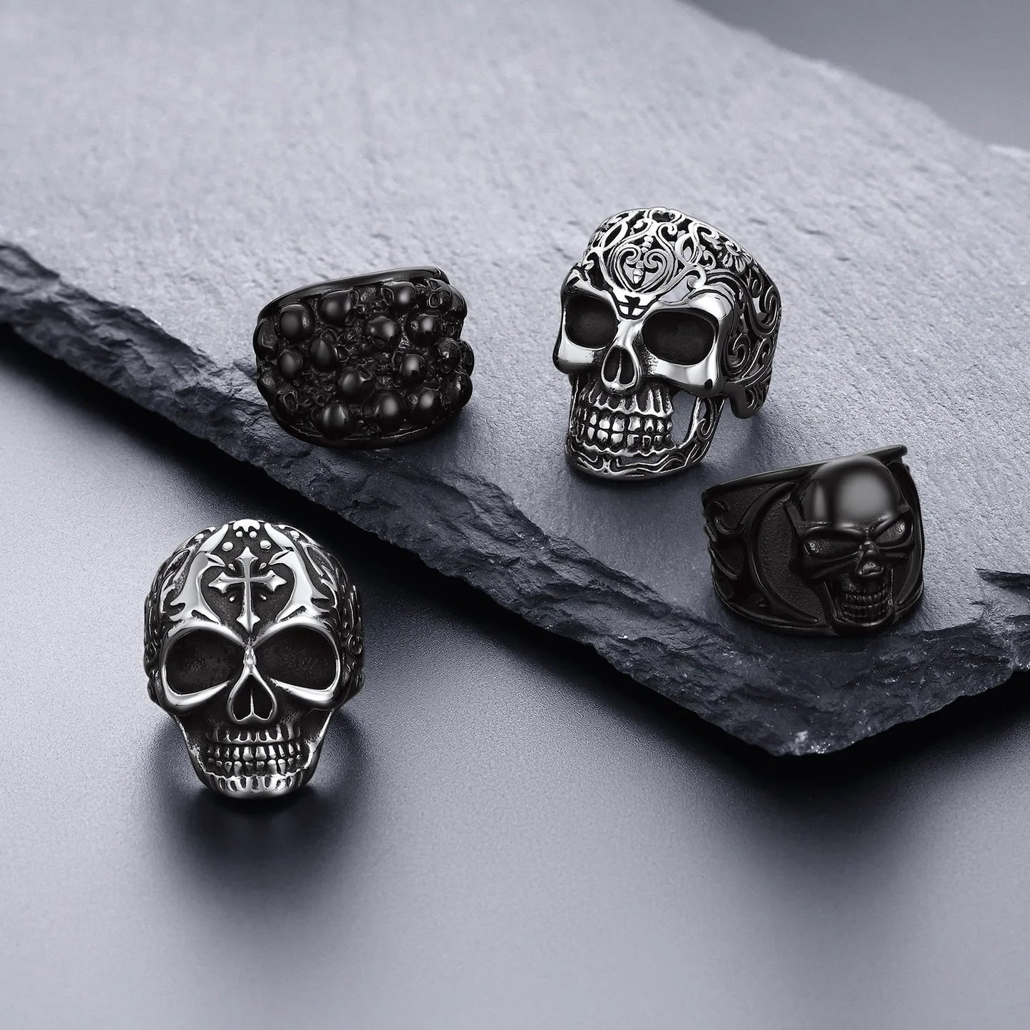 The Celtic Knot Skull Ring