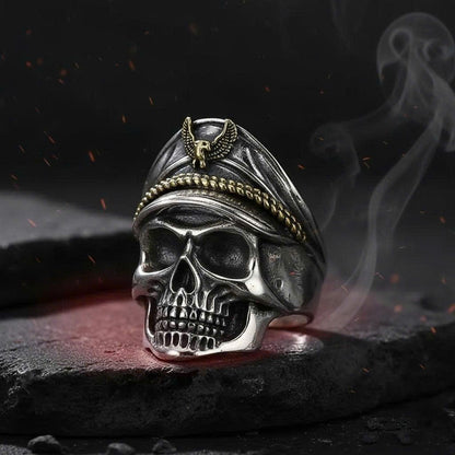 The Commander Skull Ring