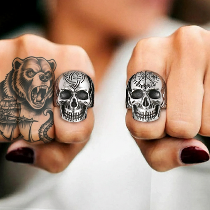 The Celtic Knot Skull Ring