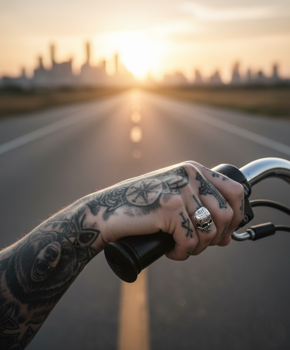 The Celtic Knot Skull Ring