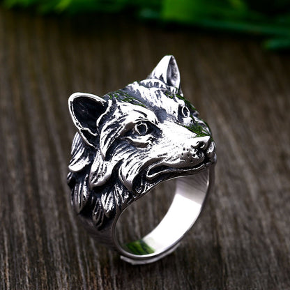 Viking Wolf Ring