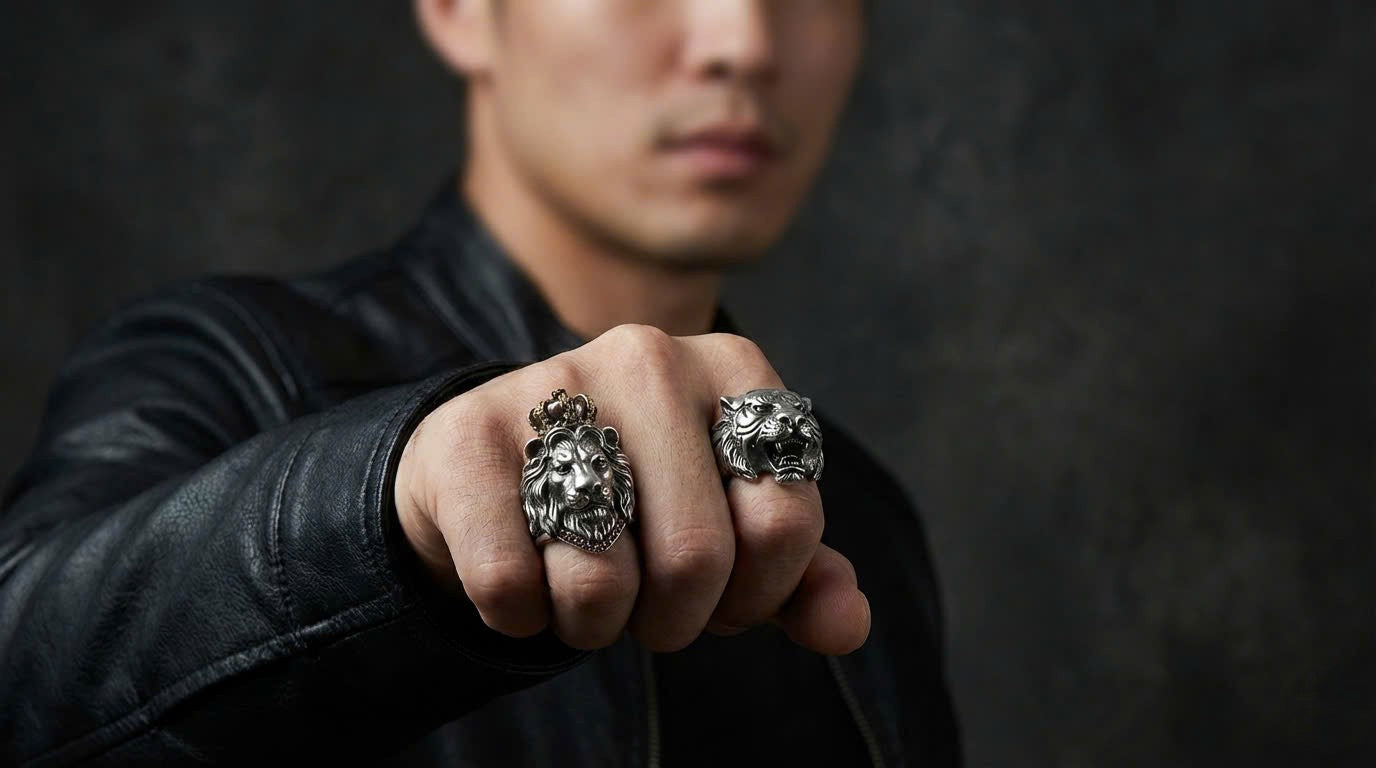 The Crowned Lion Sovereign Ring