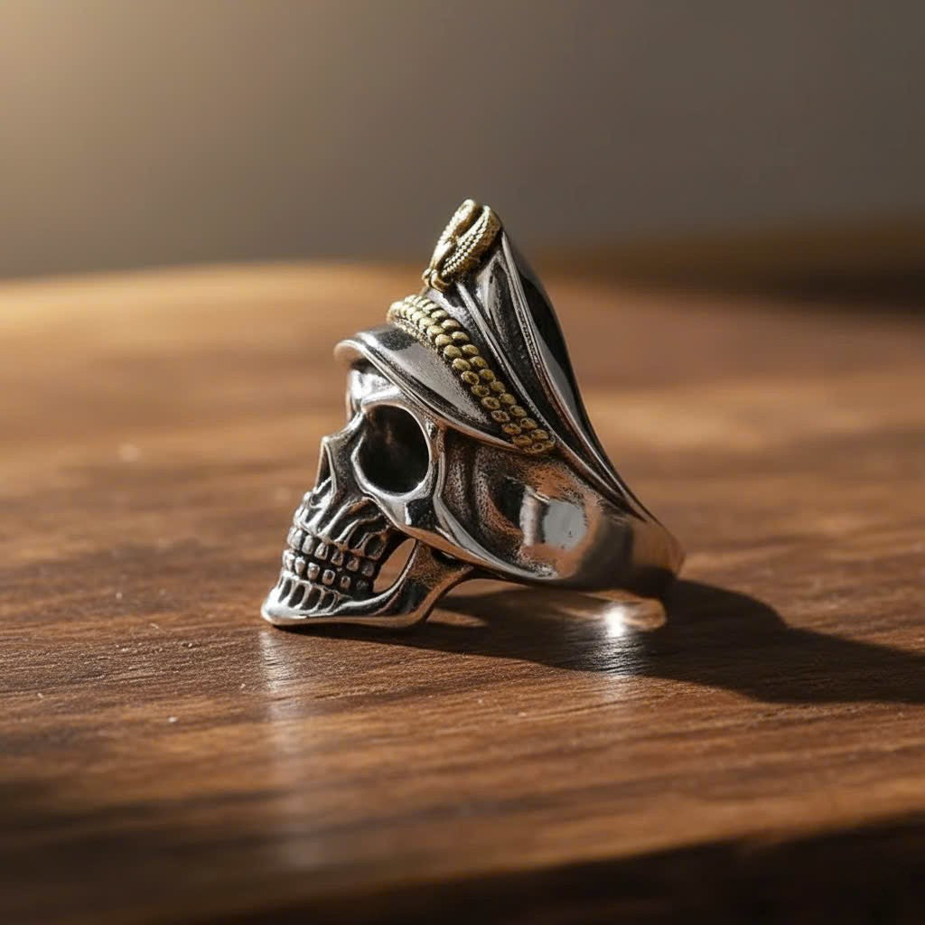 The Commander Skull Ring