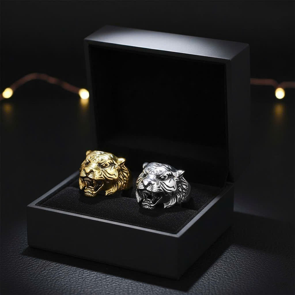 The Untamed Fury Tiger Ring