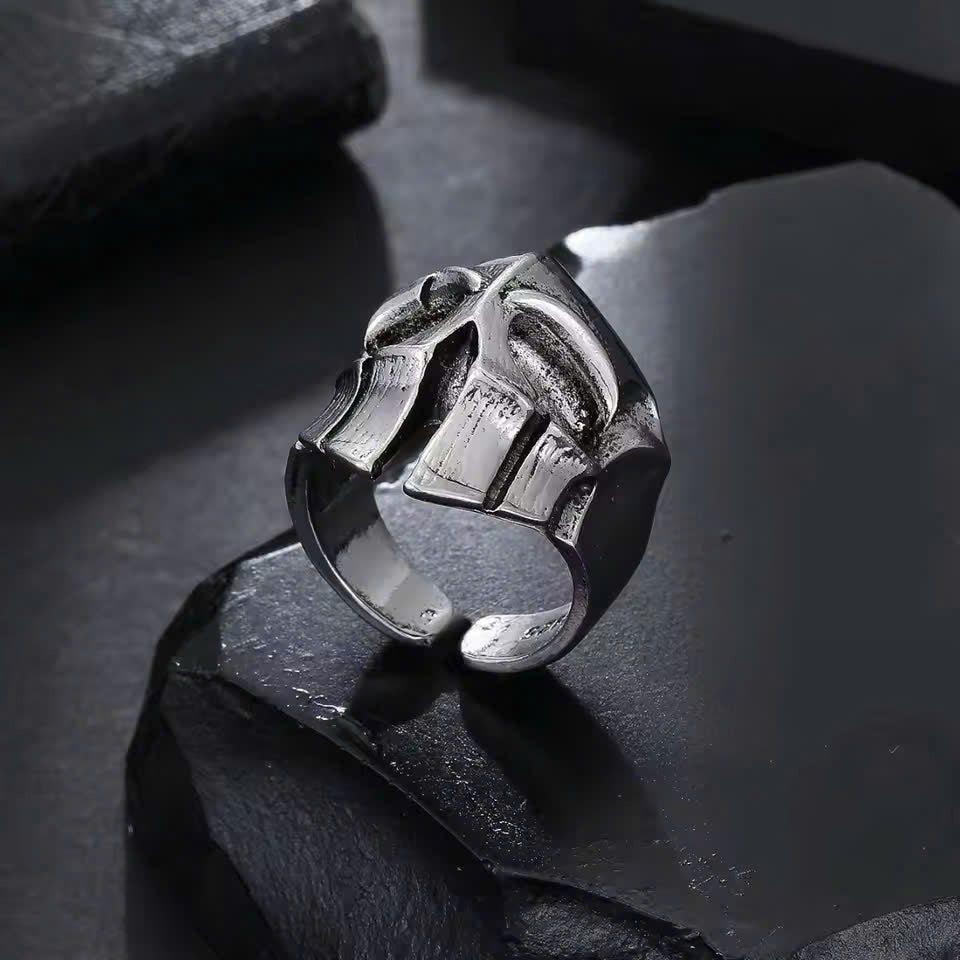The Spartan Vanguard Mask Ring