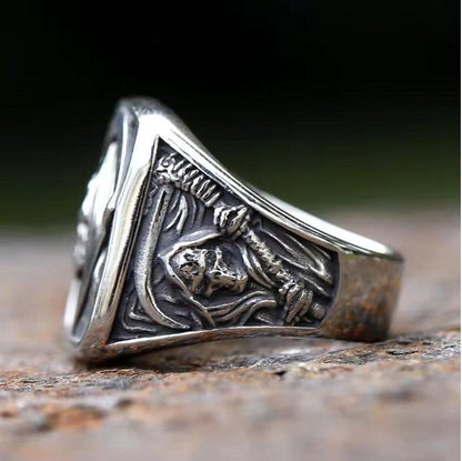Ancient Reaper Skull Ring