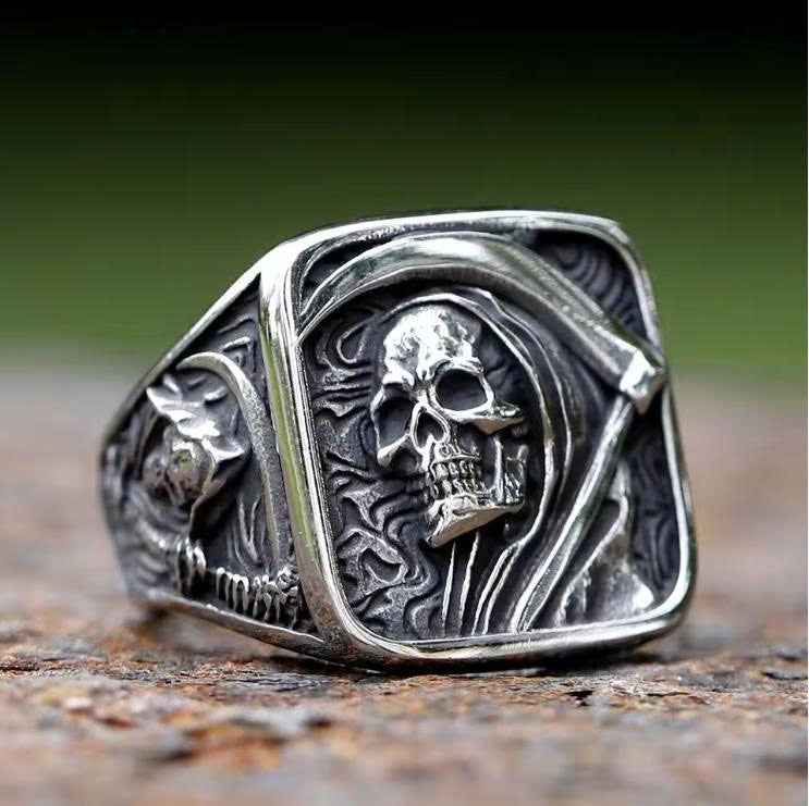 Ancient Reaper Skull Ring
