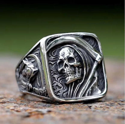Ancient Reaper Skull Ring