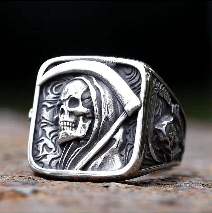 Ancient Reaper Skull Ring