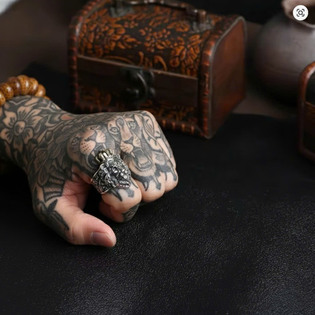 The Crowned Lion Sovereign Ring