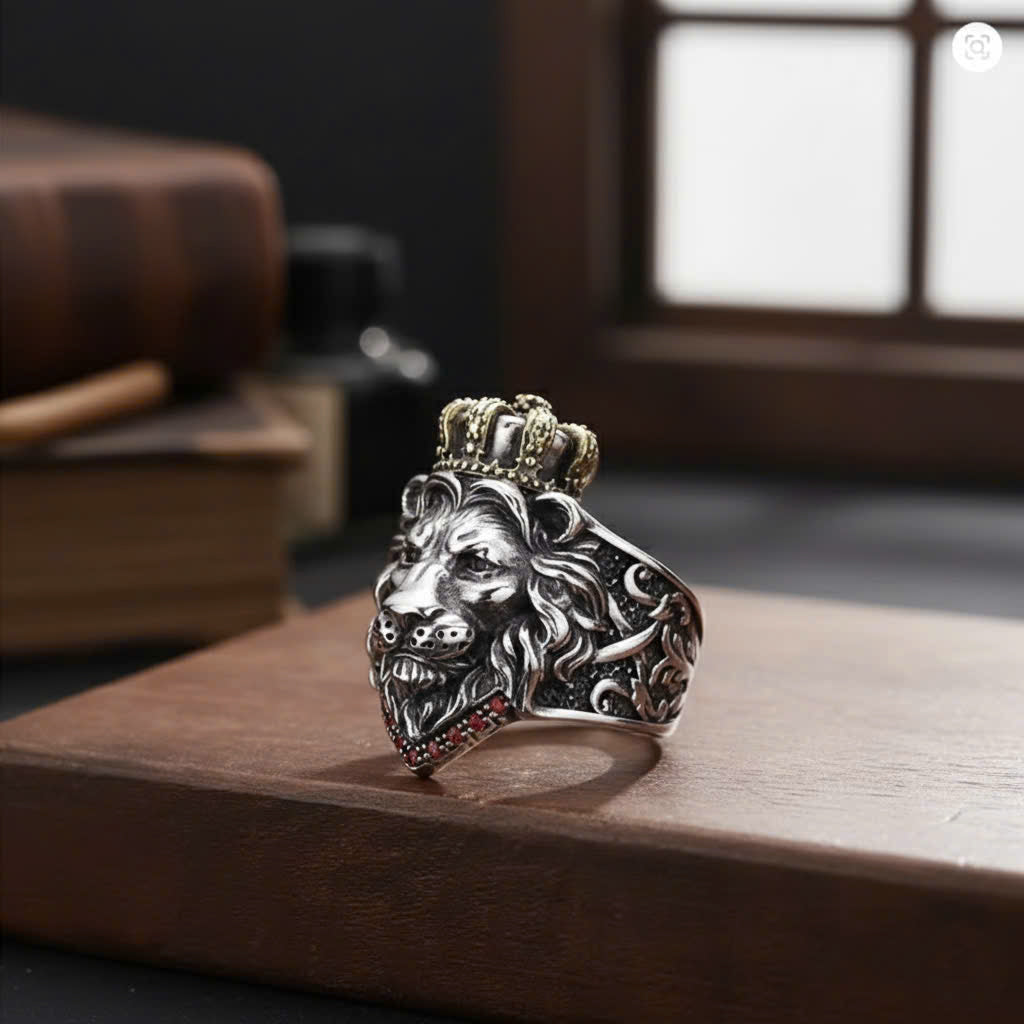 The Crowned Lion Sovereign Ring