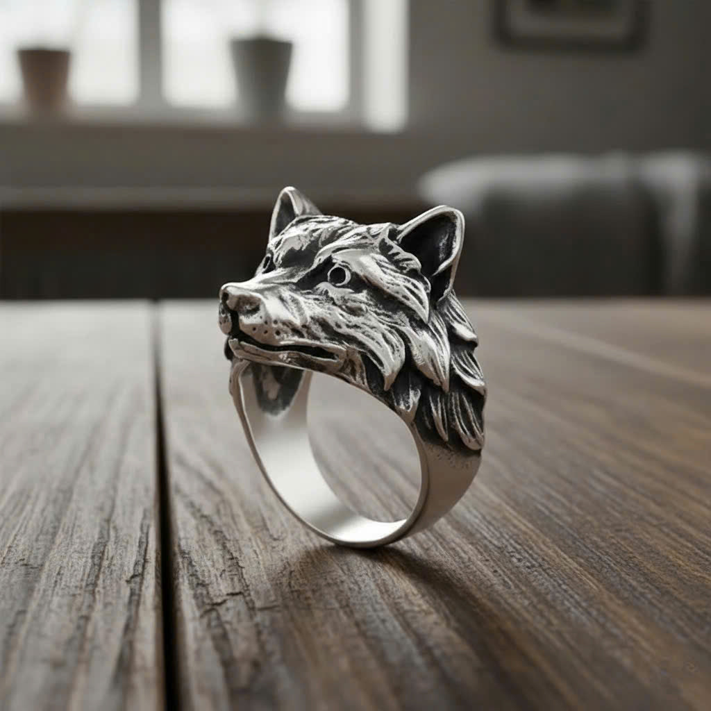 Viking Wolf Ring