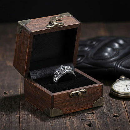 Skull and Joker Ring