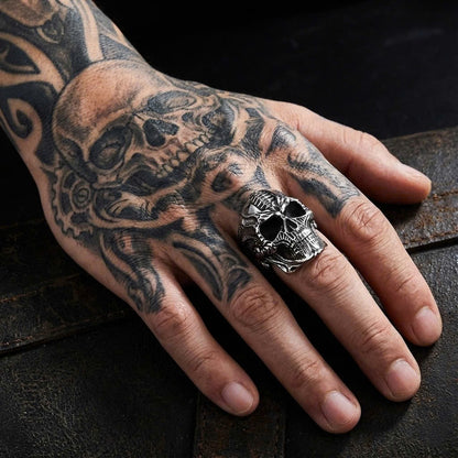 Dark Monarch Skull Ring