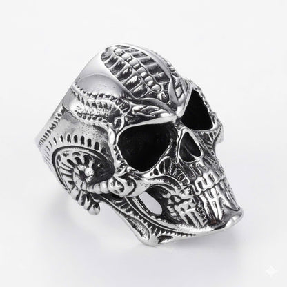 Dark Monarch Skull Ring