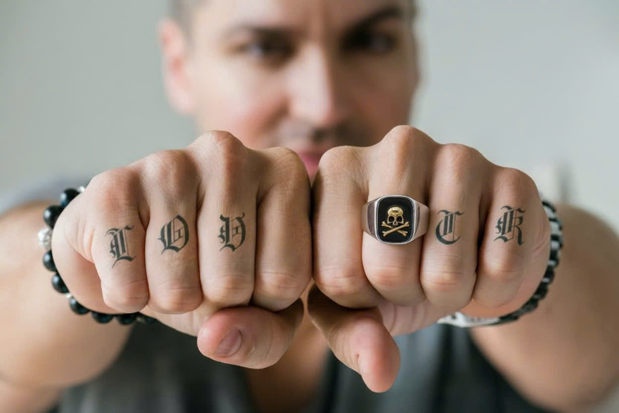 The Rogue Pirate Skull Ring