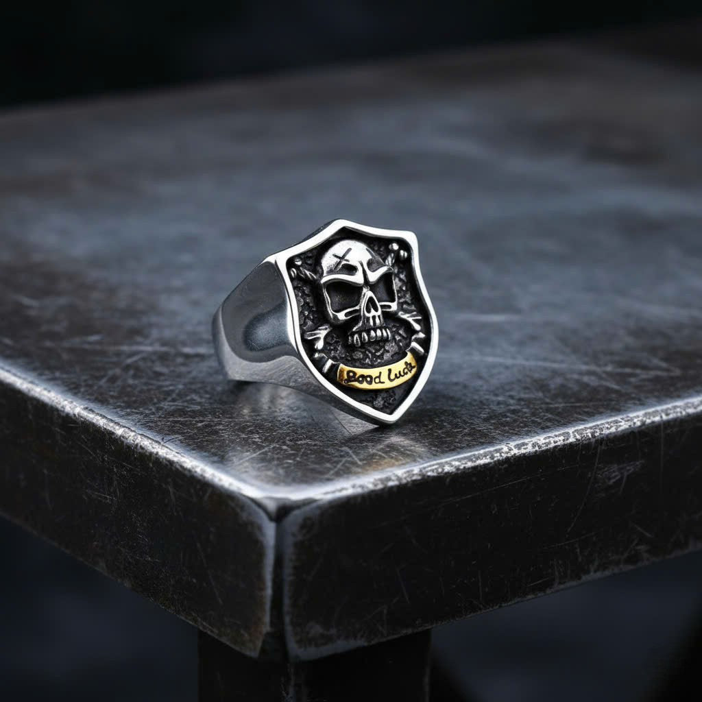 The Skull Shield Ring