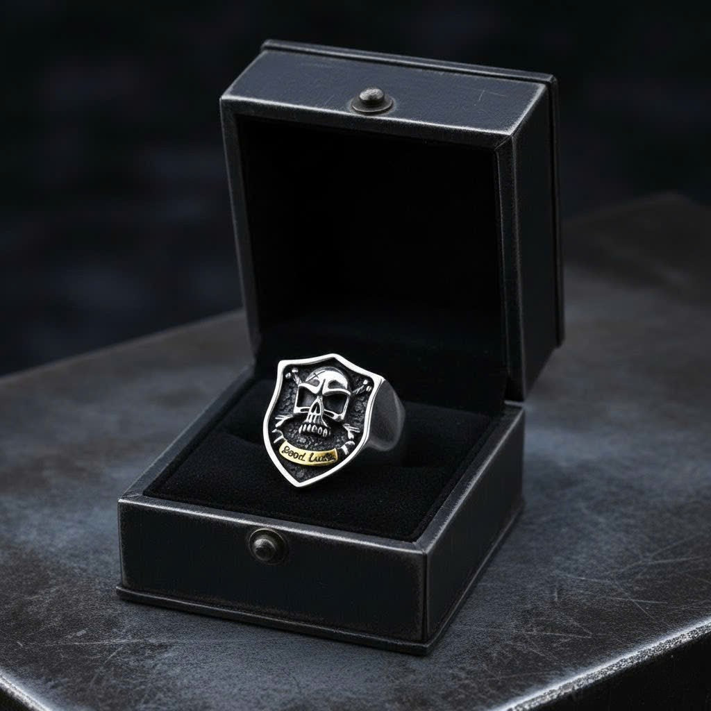 The Skull Shield Ring